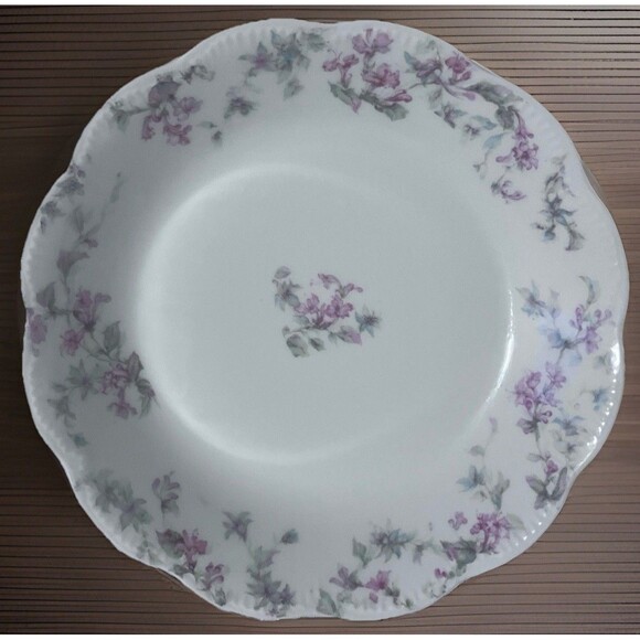 Haviland Limoges Other - Antique Haviland Limoges NOVA ROSE Princess Sauce Bowl 7’ pink Blue Fleur